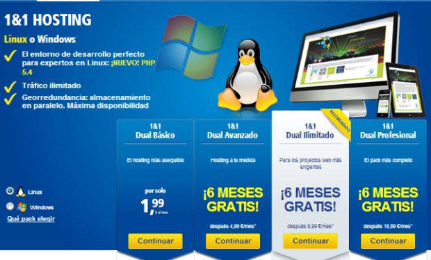 hosting linux o hosting windows