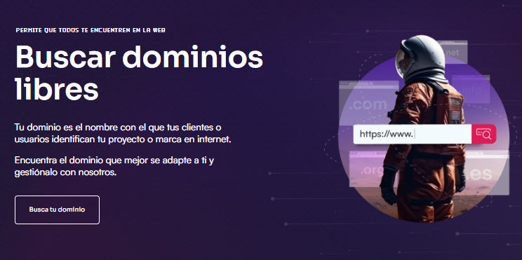 Webempresa dominios
